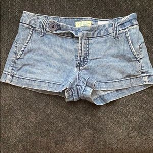 Blue jean shorts